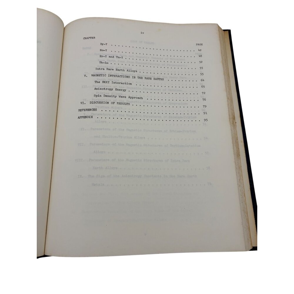 1965 UT Dissertation Magnetic Structure Rare Earth Alloys Harry Child Oak Ridge - Picture 6 of 10